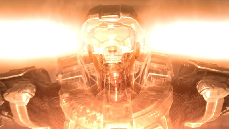 Illustration for article titled There's Five Spots We Get THIS Close to Seeing Master Chief's Face in the New Halo 4 Trailer